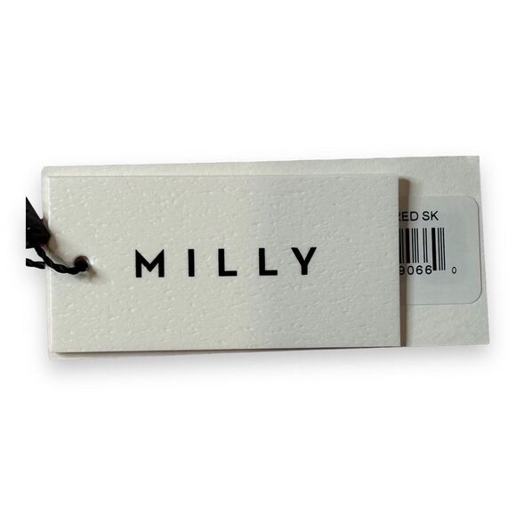 Milly Women's White Estee Embroidered Ruffle Mini Skirt Size 8 $325 - Picture 4 of 8